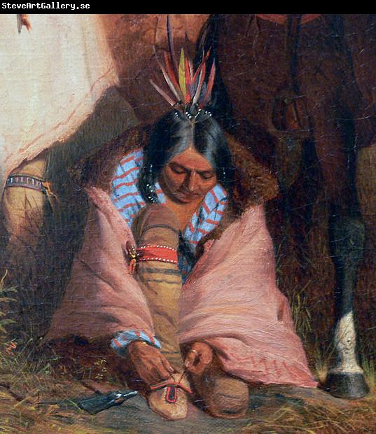 Charles Deas A Group of Sioux, detail